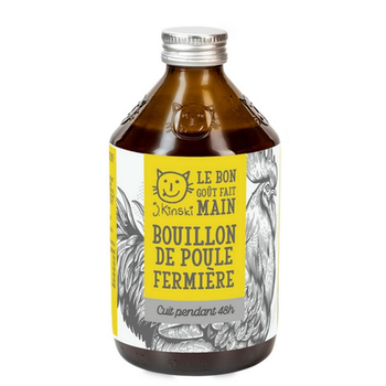 Visuel 1 du produit Bouillon de poules fermières bio J. Kinski - 525 ml