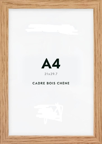 Visuel 1 du produit Cadre en bois de chêne - 30 x 40 cm
