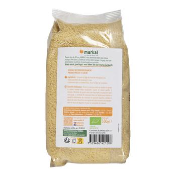 Visuel 1 du produit Couscous blanc bio Markal - 500 g