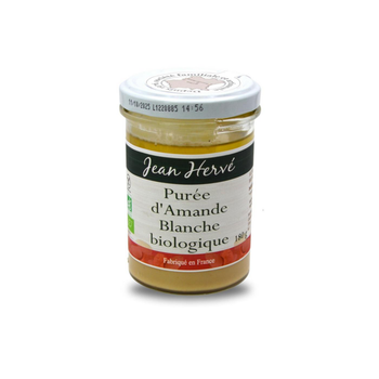 Visuel 1 du produit Purée d’amande blanche bio Jean Hervé - 180 g