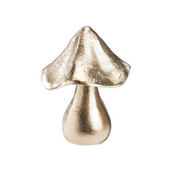 Visuel 1 du produit Champignon décoratif en aluminium doré - Ø 12,5 x H 15,5 cm