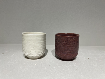 Visuel 1 du produit Cache-pot baby coloris multicolore en céramique - 7 x 7 x 7 cm