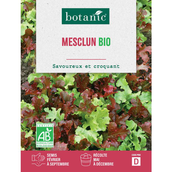 Visuel 1 du produit Graines de mesclun bio botanic® - graines à semer