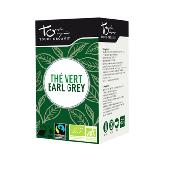 Visuel 1 du produit Thé vert earl grey bio Touch Organic - 43 g