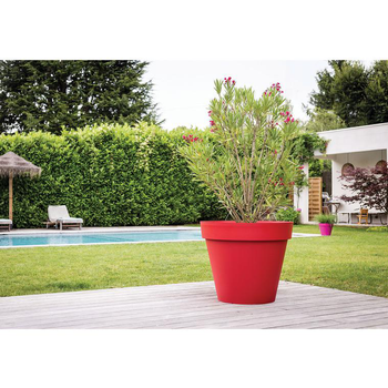 Visuel 1 du produit Pot rouge rubis Eda Toscane - Ø 100 x H 79,5 cm