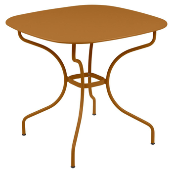 Visuel 1 du produit Table carronde Opera + coloris marron en acier Fermob - Ø 82 x 74 cm
