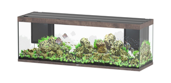 Visuel 1 du produit Aquarium coloris chêne foncé Aquatlantis Sublime Ultra LED 2.0 675 L - 200 x 60 x 75 cm