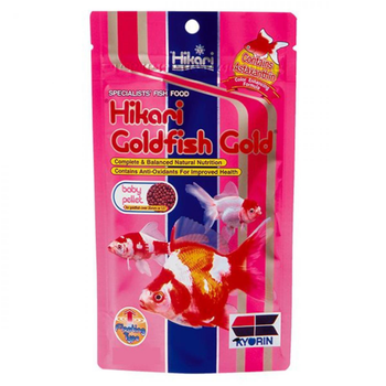 Visuel 1 du produit Nourriture à base d'or pour poissons d'aquarium bébé, HIKARI AQUARIUM Gold - 300g