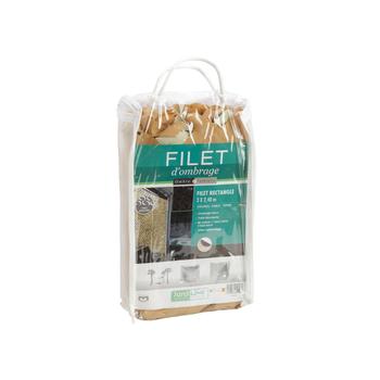 Visuel 1 du produit Filet d’ombrage rectangulaire marron Jardiline - 3 x 2,4 m