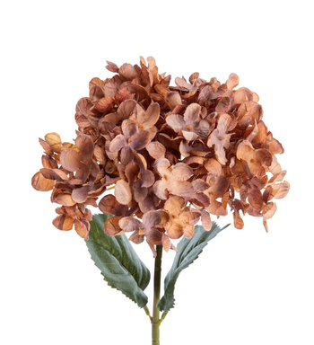 Visuel 1 du produit Fleur artificielle en papier hortensia coloris violet - H 65 cm