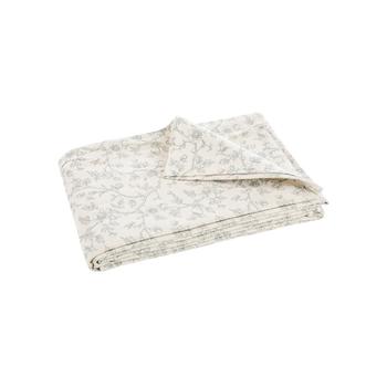 Visuel 1 du produit Nappe en coton écru à fleurs bleues Tiffany - 250 x 150 cm