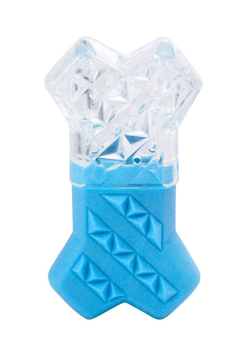 Visuel 1 du produit Jouet rafraîchissant pour chien en forme d’os bleu Wouapy Fresh