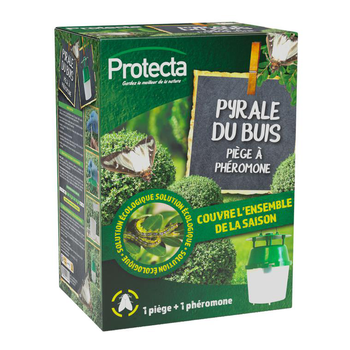 Visuel 1 du produit Piège à phéromone pour pyrale du buis Protecta - Le kit