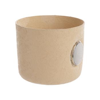 Visuel 1 du produit Cache-pot beige aimanté Baby - Ø 7,5 x H 6,5 cm