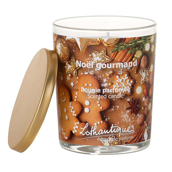 Visuel 1 du produit Bougie parfumée Noël gourmand Senteur et Lumière - 160 g