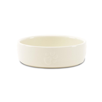 Visuel 1 du produit Gamelle repas pour petit chien et chat coloris beige en grès Scruffs – 13 x 13 x 5 cm