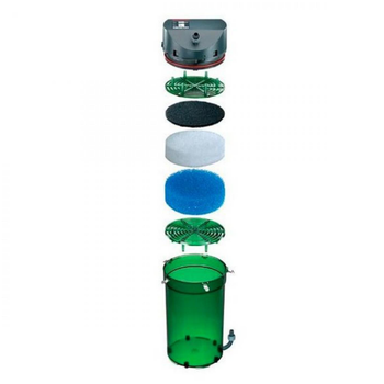 Visuel 1 du produit Filtre aquarium capacité jusqu'à 350L avec robinets - EHEIM Classic 350