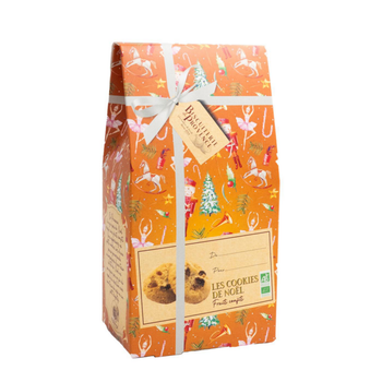 Visuel 1 du produit Cookies de Noël aux fruits confits bio Biscuiterie de Provence - 120 g
