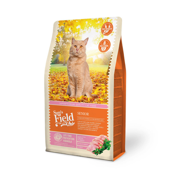 Visuel 1 du produit Croquette pour chat mature à la dinde, au poulet avec du riz Sam's Field - 2,5 kg