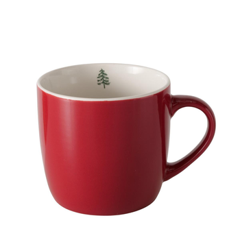 Visuel 1 du produit Tasse jumbo rouge en céramique Anina - Ø 9,5 x 9 cm