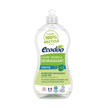 Visuel 1 du produit Liquide vaisselle dégraissant menthe Ecodoo - 500 ml