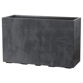 Visuel 1 du produit Jardinière haute pour extérieur avec roulettes coloris gris - 98 x 37 x 62 cm