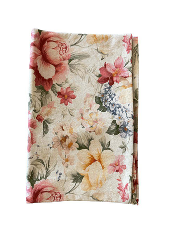 Visuel 1 du produit Chemin de table en coton à motif fleuri multicolore Enora - 50 x 150 cm