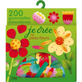Visuel 1 du produit Livre "Je crée de jolies fleurs" collection Avec mes gommettes, je crée aux Éditions Lito