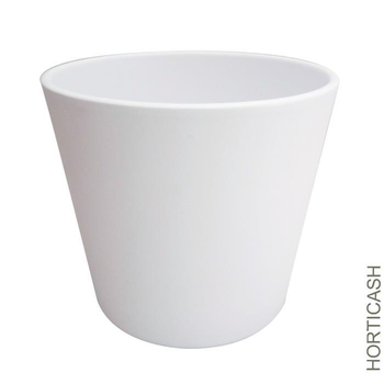Visuel 1 du produit Cache-pot en céramique coloris blanc Fresh B13 - Ø 13 x H 10,5 cm