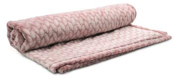 Visuel 1 du produit Couverture de Noël pour chien et chat coloris rose tresses Croci - 100 x 70 cm