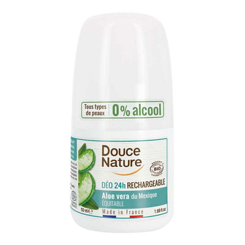 Visuel 1 du produit Éco-recharge de déodorant Aloé Vera bio Douce Nature - 150 ml