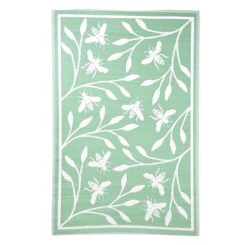 Visuel 1 du produit Tapis de jardin imprimé abeille - 182,6 x 121,3 cm