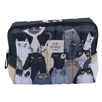 Visuel 1 du produit Grande trousse matelassée Cartesdart Photo matous - 24 x 17  cm