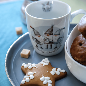 Visuel 2 du produit Tasse jumbo en porcelaine à motif gnome 480 ml Willi - Ø 10 x H 10 cm