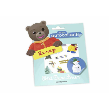 Visuel 1 du produit Mes Autocollants Petit Ours Brun la Neige ! dès 2 ans Éditions Bayard Jeunesse