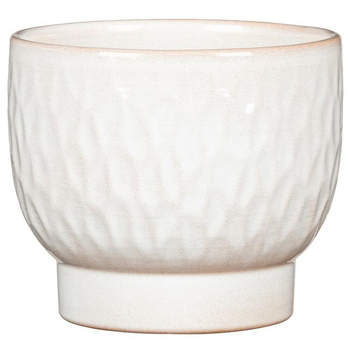 Visuel 1 du produit Cache-pot en céramique blanc Scheurich 931 Opale - Ø 18 cm