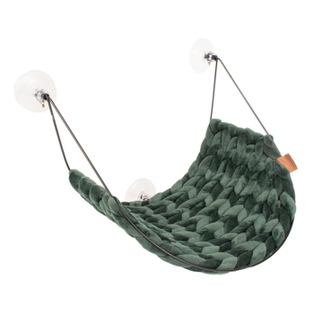 Visuel 1 du produit Lit fenêtre pour chat coloris vert Europet Sofia - 46 x 34 x 51 cm