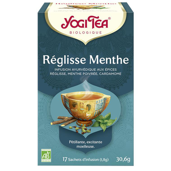 Visuel 1 du produit Yogi Tea Réglisse menthe – La boîte de 17 sachets