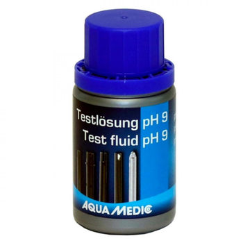 Visuel 1 du produit Solution étalon pH 9.00 flacon, AQUA MEDIC - 60ml
