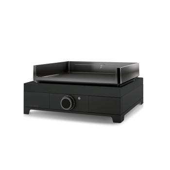 Visuel 1 du produit Plancha Modern électrique coloris noir en acier Forge Adour - 50,5 x 57,3 x 23,8 cm