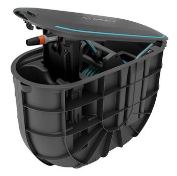 Visuel 1 du produit Dévidoir automatique RollUp M enterré coloris noir Gardena - 35 x 70 x 48,5 cm