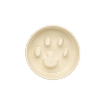 Visuel 1 du produit Gamelle anti-glouton pour chien coloris beige clair en grès Scruffs – 20 x 20 x 6 cm