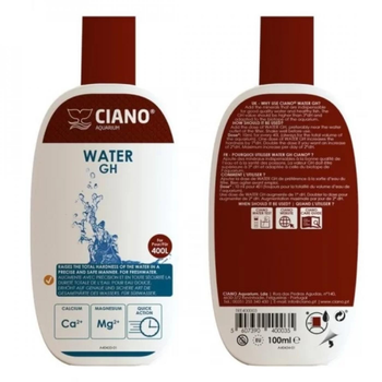 Visuel 1 du produit Traitement d'eau pour aquarium, CIANO Water GH - 100ml