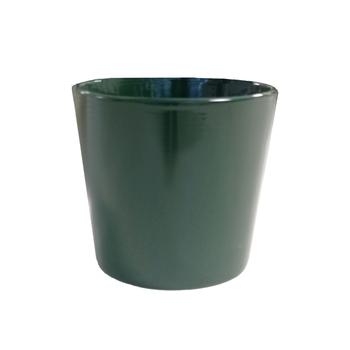 Visuel 1 du produit Cache-pot en céramique coloris vert Fresh VE14 - Ø 14,5 x H 12 cm