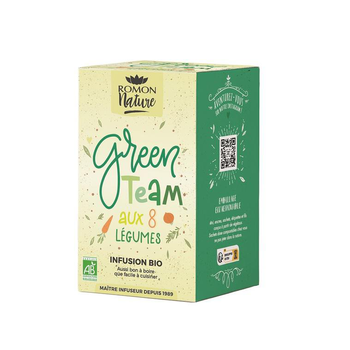 Visuel 1 du produit Tisane green team Bio Romon nature - 28,8 g