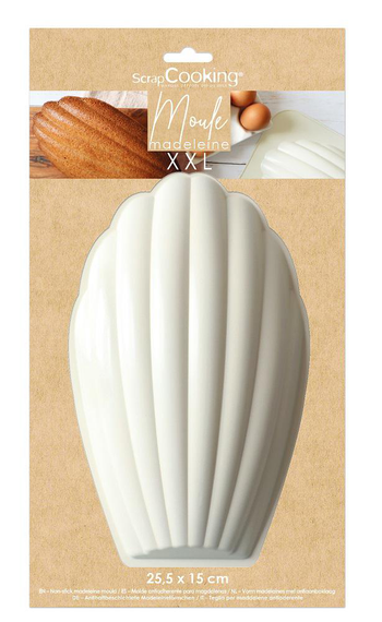 Visuel 1 du produit Moule à madeleine XXL en silicone antiadhésif - 30 x 20 cm