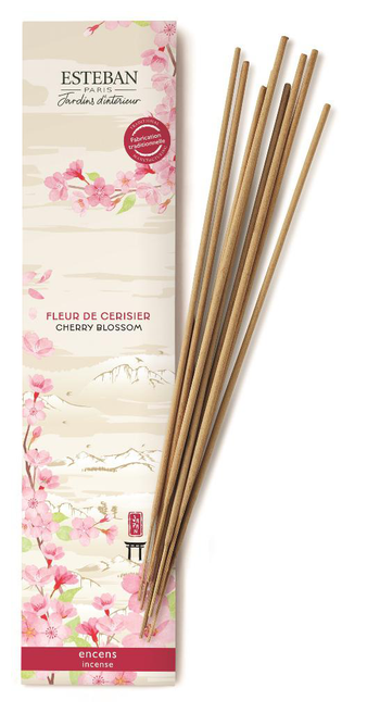 Visuel 1 du produit Encens indiens Esteban collection Jardin intérieur senteur Eau Fleur de cerisier - les 20 bâtonnets