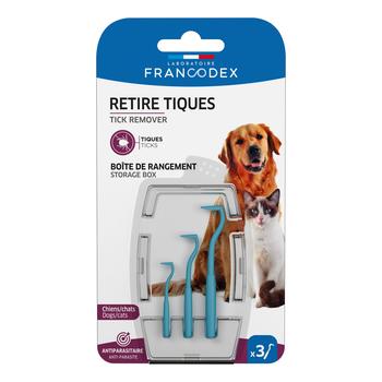 Visuel 1 du produit Retire Tiques pour chien et chat - 2 pièces