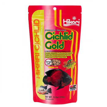 Visuel 1 du produit Nourriture poissons aquarium enrichie - HIKARI AQUARIUM Cichlid Gold Large - 250g