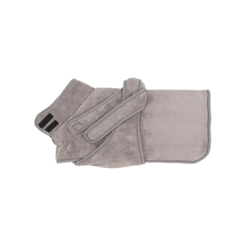 Visuel 1 du produit Manteau ultra absorbant pour chien coloris gris Scruffs Noodle - Taille S
